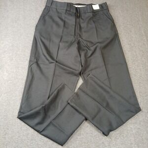 Superior Uniform Group Mens Black Dress Pants Trousers 40WUNF Style 31106 37x35